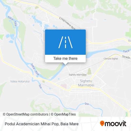 Podul Academician Mihai Pop map