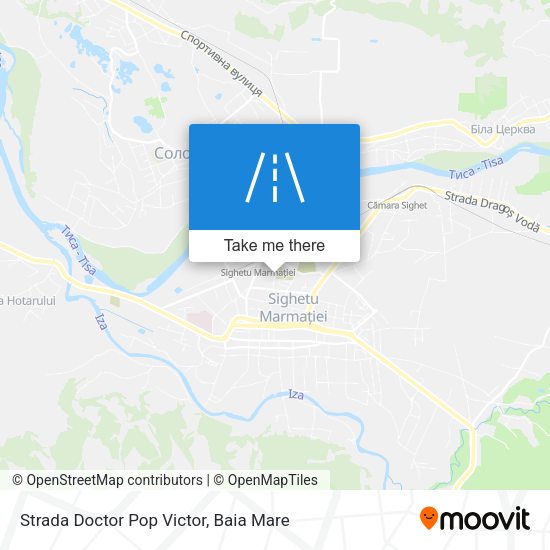 Strada Doctor Pop Victor map
