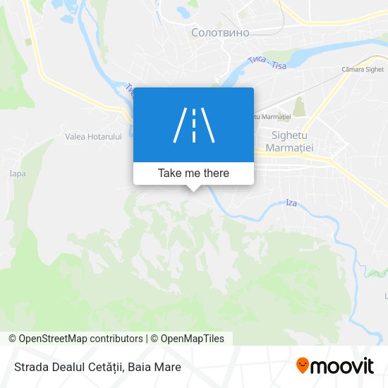Strada Dealul Cetății map