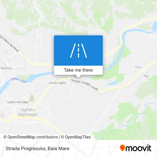 Strada Progresului map