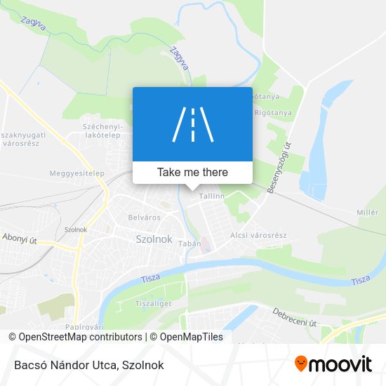 Bacsó Nándor Utca map