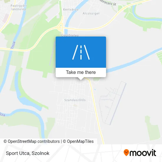 Sport Utca map