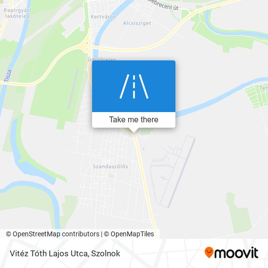 Vitéz Tóth Lajos Utca map