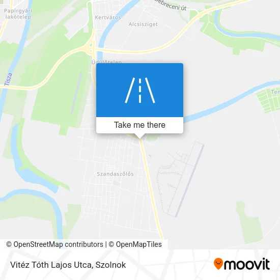 Vitéz Tóth Lajos Utca map