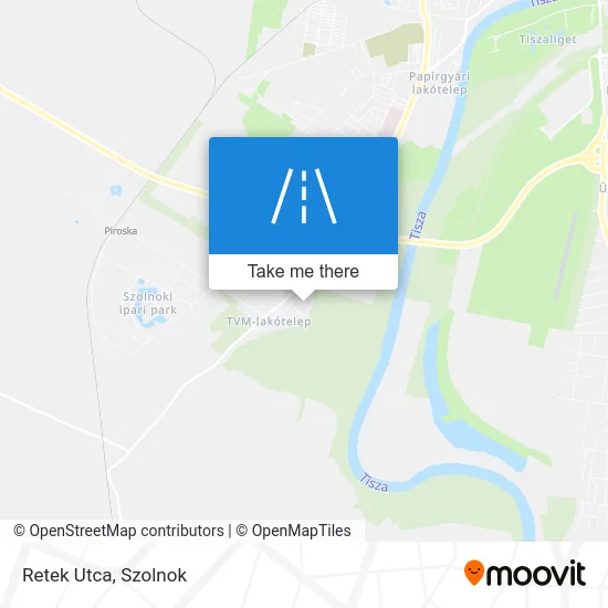 Retek Utca map
