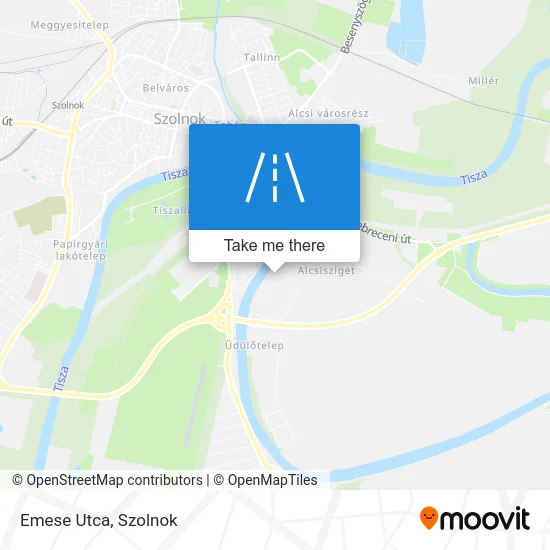 Emese Utca map