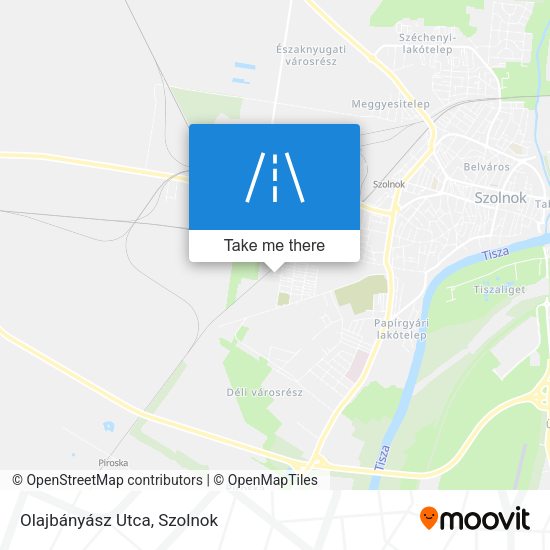 Olajbányász Utca map