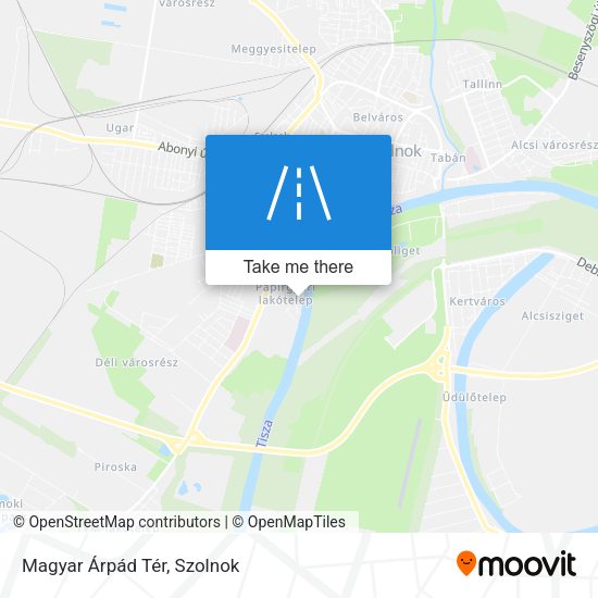 Magyar Árpád Tér map