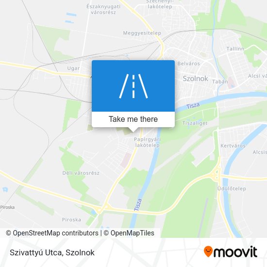 Szivattyú Utca map