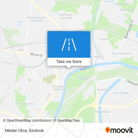 Meder Utca map