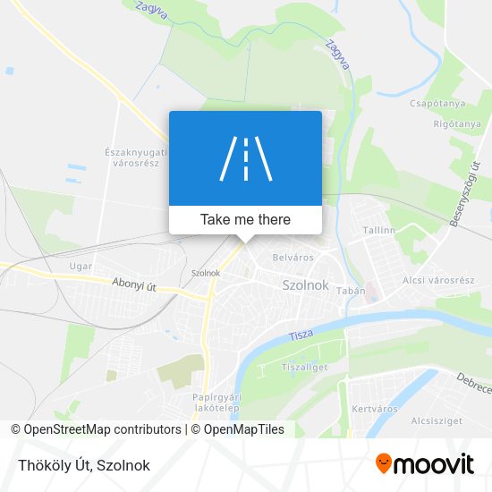 Thököly Út map