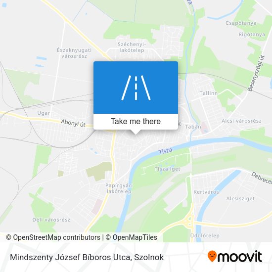 Mindszenty József Bíboros Utca map