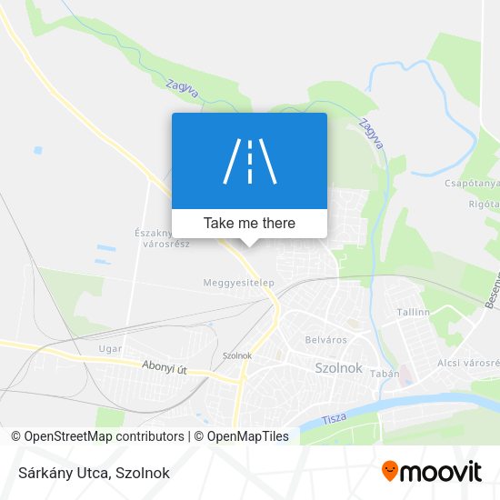 Sárkány Utca map
