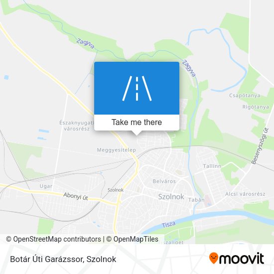 Botár Úti Garázssor map