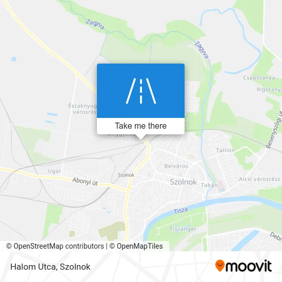 Halom Utca map