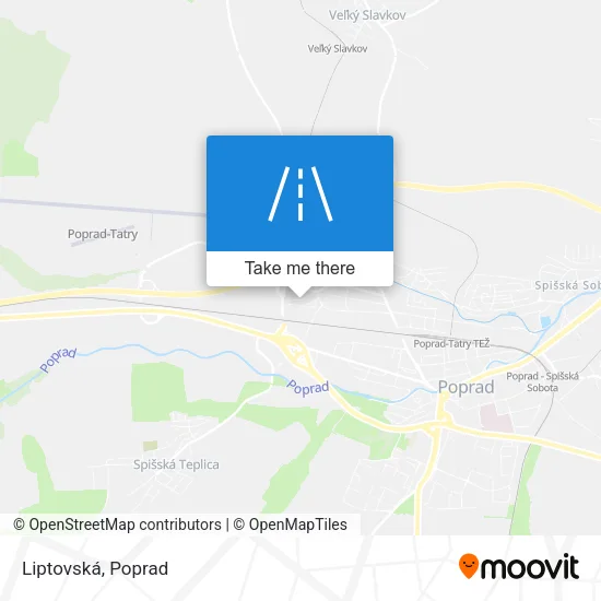 Liptovská map