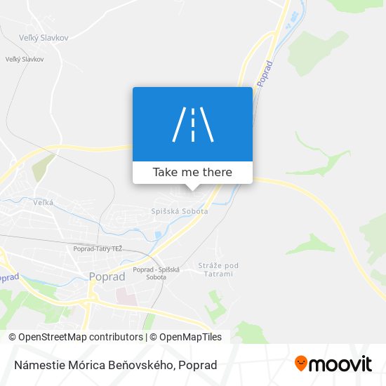 Námestie Mórica Beňovského map