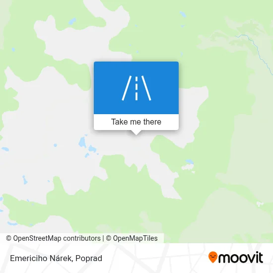 Emericiho Nárek map
