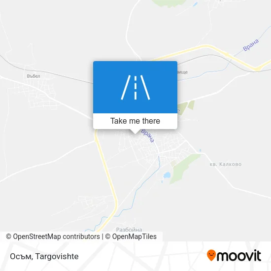 Карта Осъм