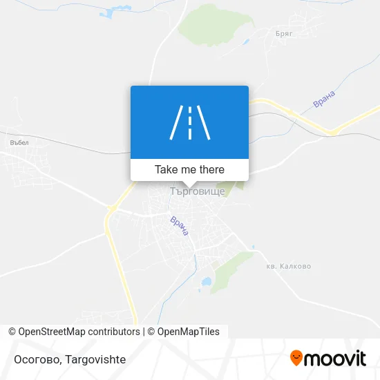 Карта Осогово