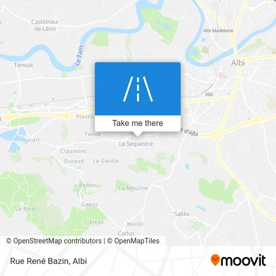 Rue René Bazin map