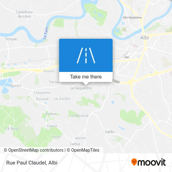 Rue Paul Claudel map
