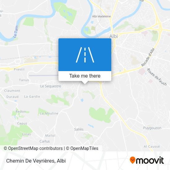 Chemin De Veyrières map