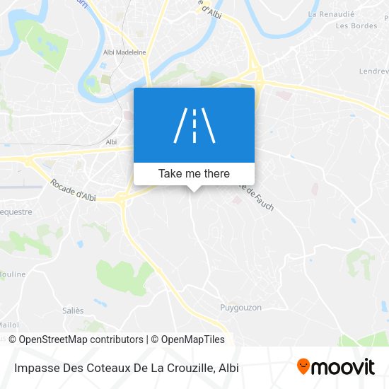 Impasse Des Coteaux De La Crouzille map