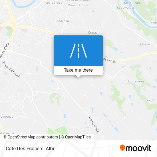 Côte Des Écoliers map