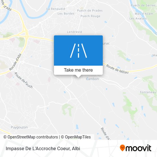 Impasse De L'Accroche Coeur map