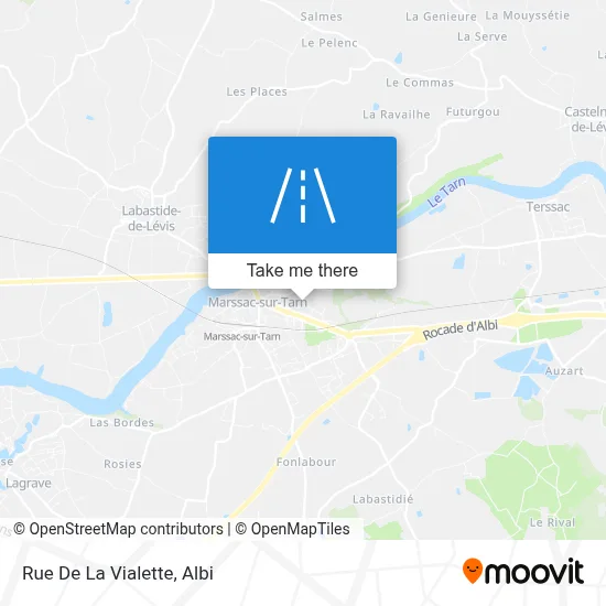 Rue De La Vialette map