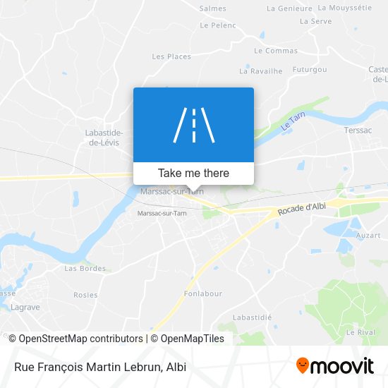 Rue François Martin Lebrun map
