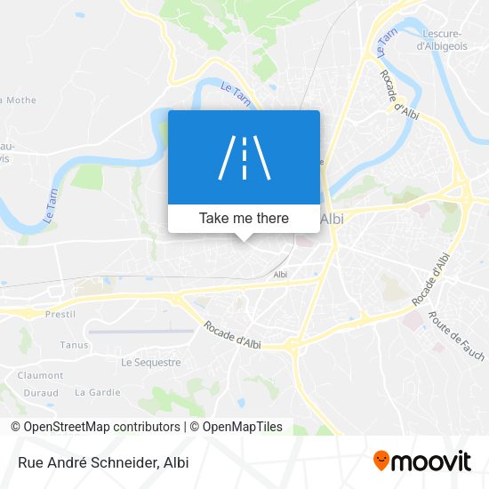 Rue André Schneider map