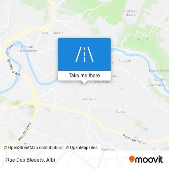 Rue Des Bleuets map