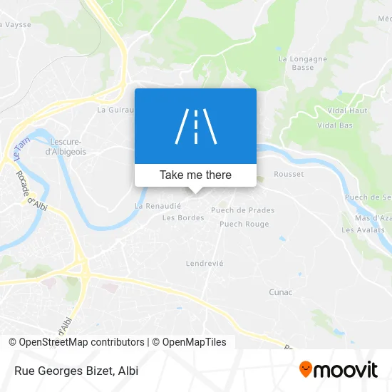 Rue Georges Bizet map