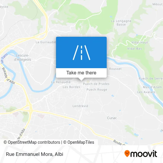 Rue Emmanuel Mora map