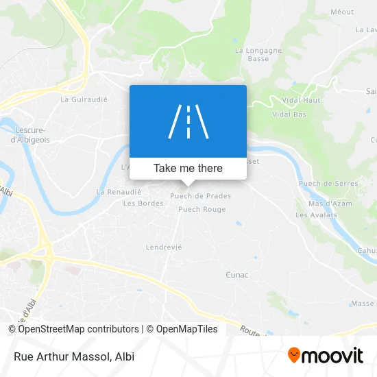 Rue Arthur Massol map