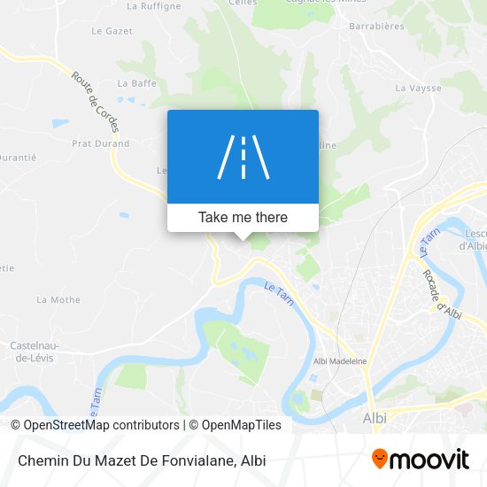 Chemin Du Mazet De Fonvialane map