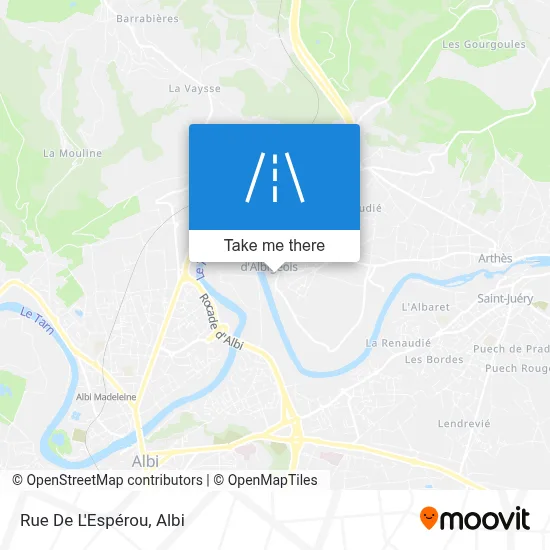 Rue De L'Espérou map