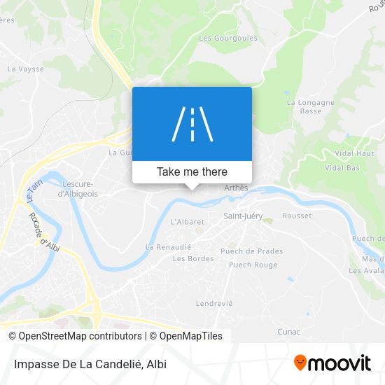 Impasse De La Candelié map