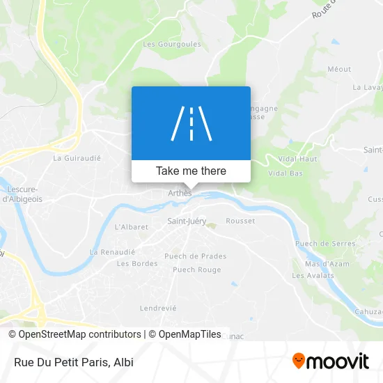 Rue Du Petit Paris map