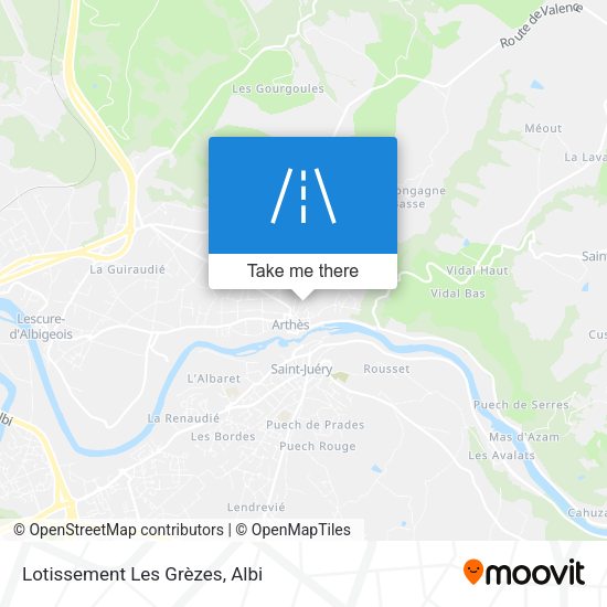 Lotissement Les Grèzes map