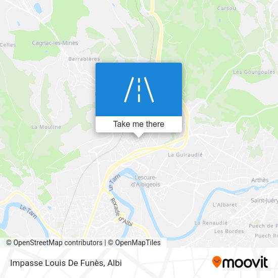 Impasse Louis De Funès map