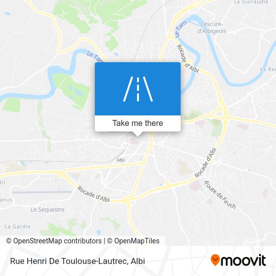 Rue Henri De Toulouse-Lautrec map