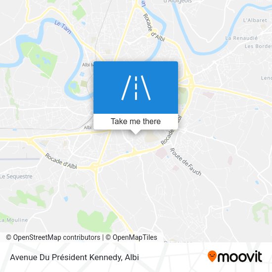 Avenue Du Président Kennedy map