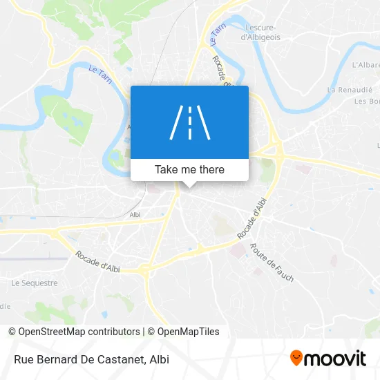 Rue Bernard De Castanet map