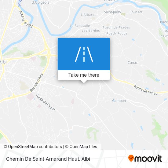 Chemin De Saint-Amarand Haut map