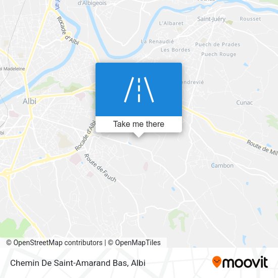 Chemin De Saint-Amarand Bas map