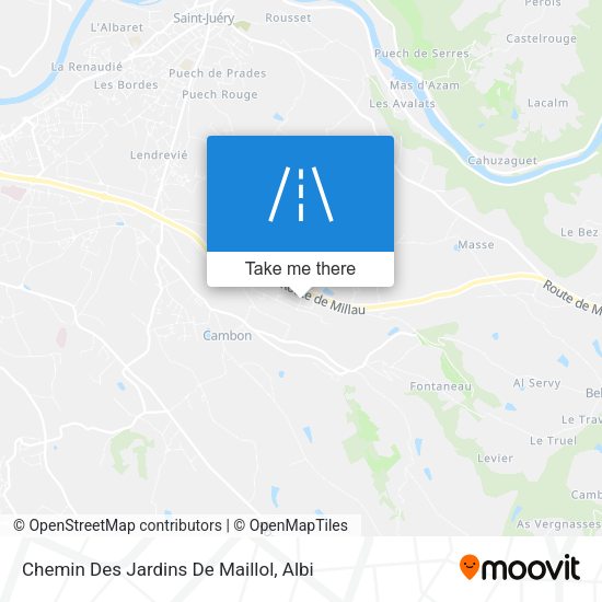 Chemin Des Jardins De Maillol map