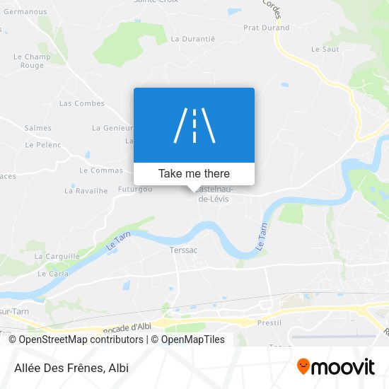 Allée Des Frênes map